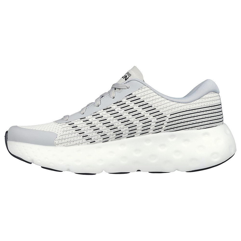 Skechers Men Max Cushioning Hyper Craze Bounce | White Black Shoes ...