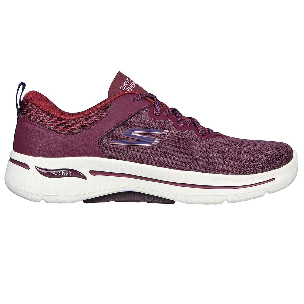 Skechers go walk clearance maroon