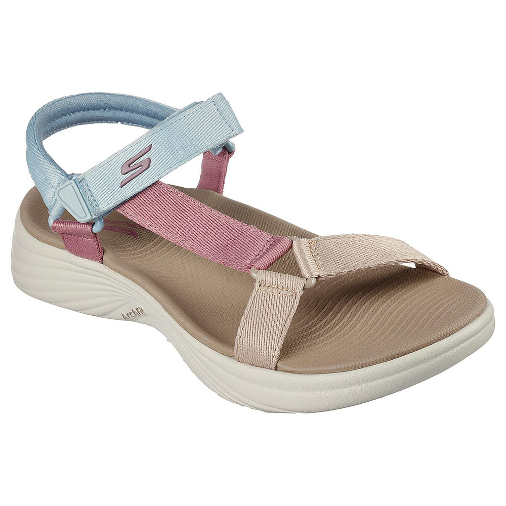 Skechers Women On The GO Arch Fit Radiance Nat Multi Sandals