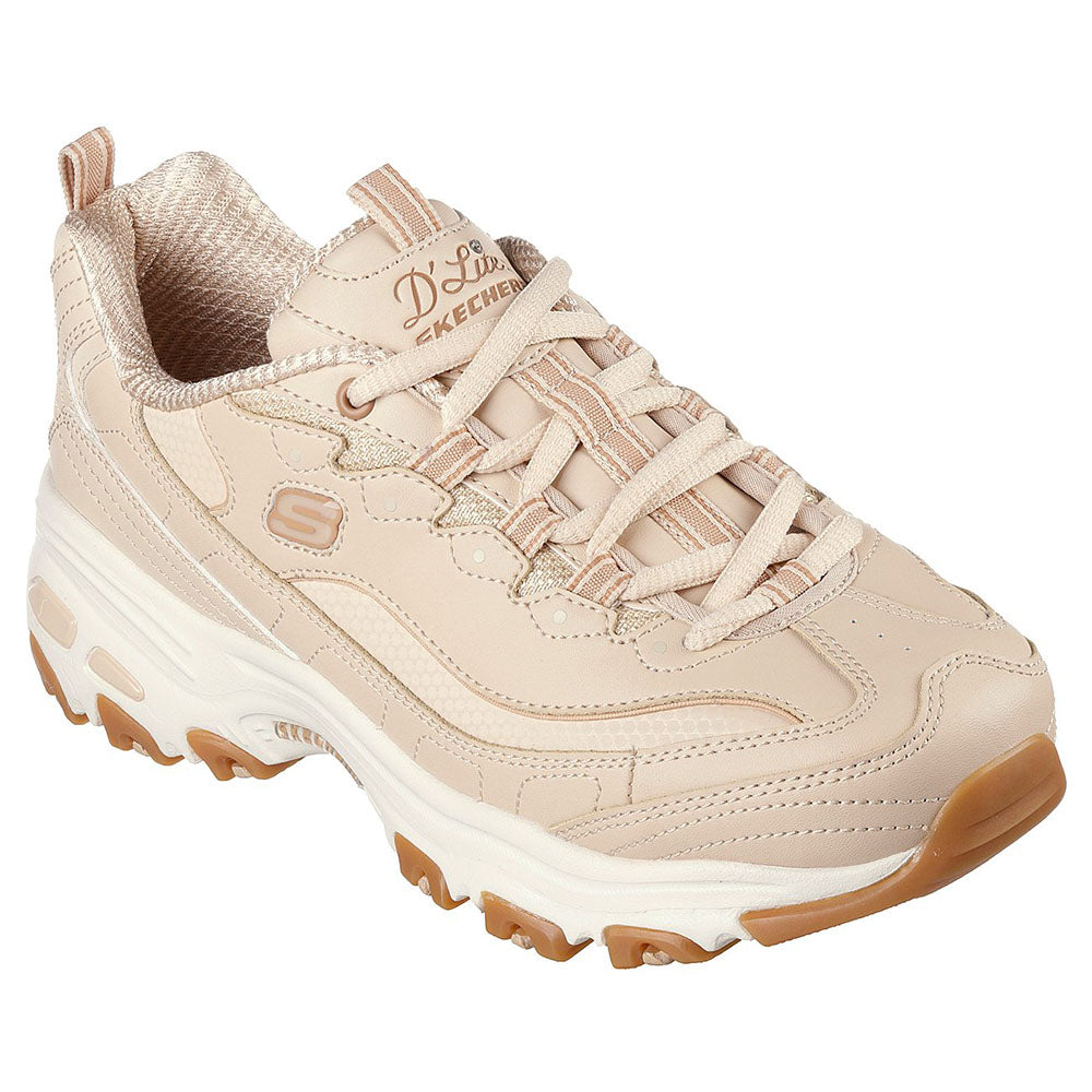 White skechers walking on sale shoes