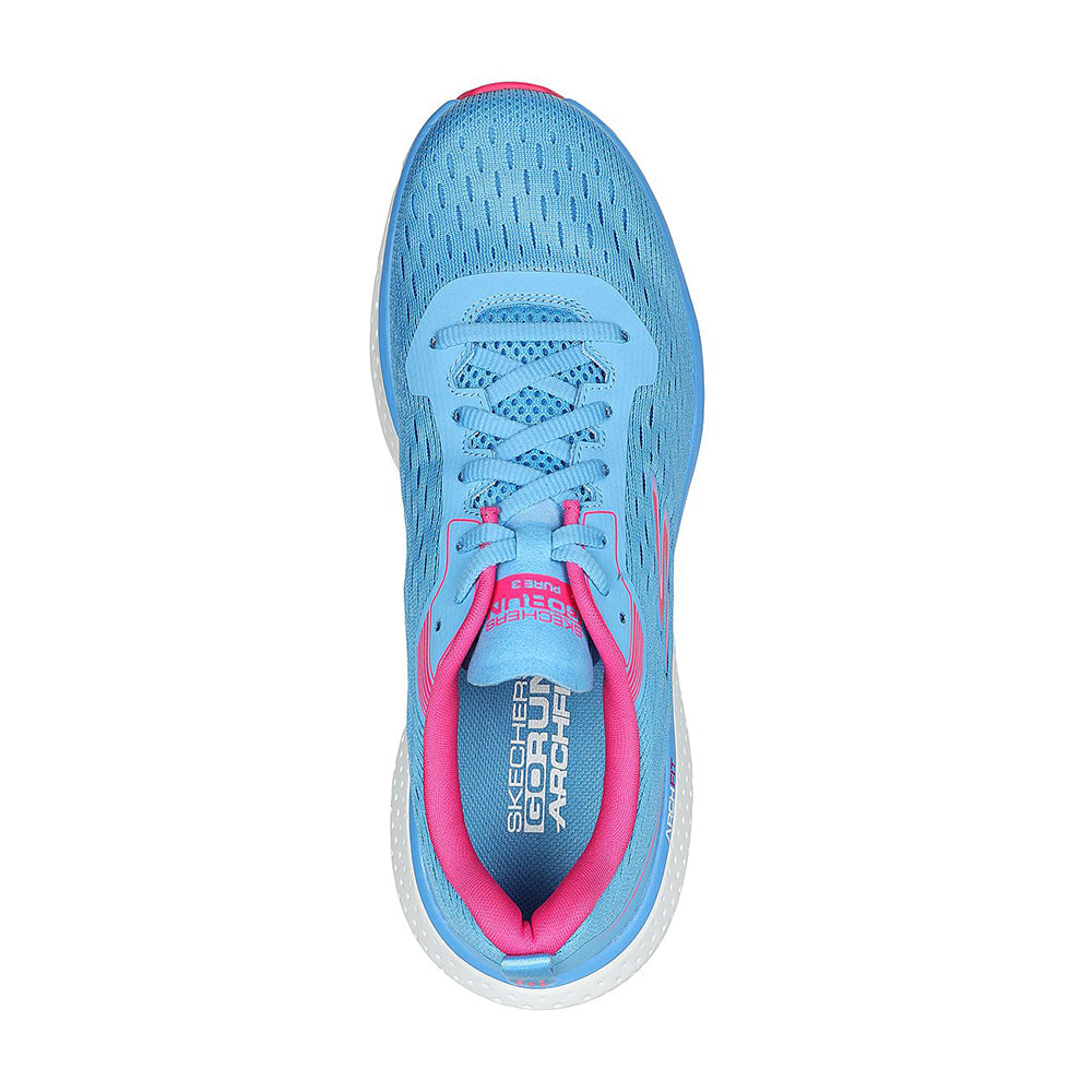 Skechers go run on sale 3 femme cyan