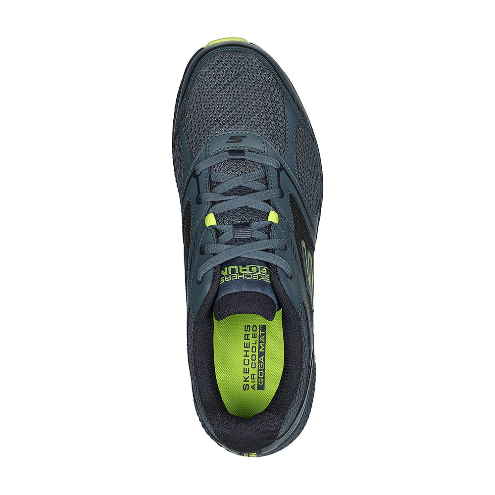 Skechers Men GOrun Consistent | Navy/Lime Running Shoes – Skechers ...
