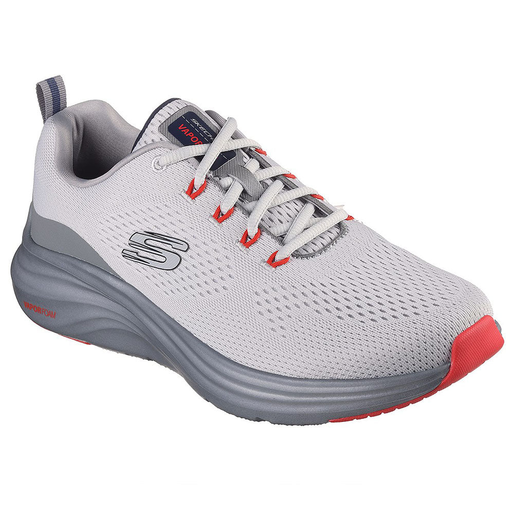 White skechers slip on tennis clearance shoes